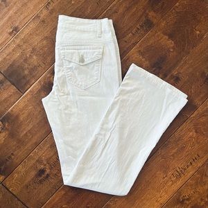 Anne Klein AK • straight leg Bright white denim jeans | size 6 waist 27 regular